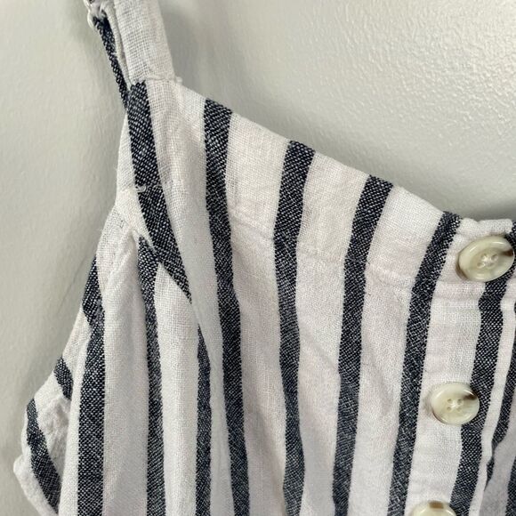 Old navy women’s xs  vertical stripes jumpsuit - Picture 2 of 8
